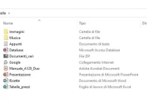 Differenza tra file e cartella